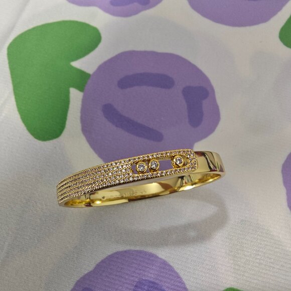 Messika 18K Gold Pave Diamond Bracelet - Picture 2 of 5